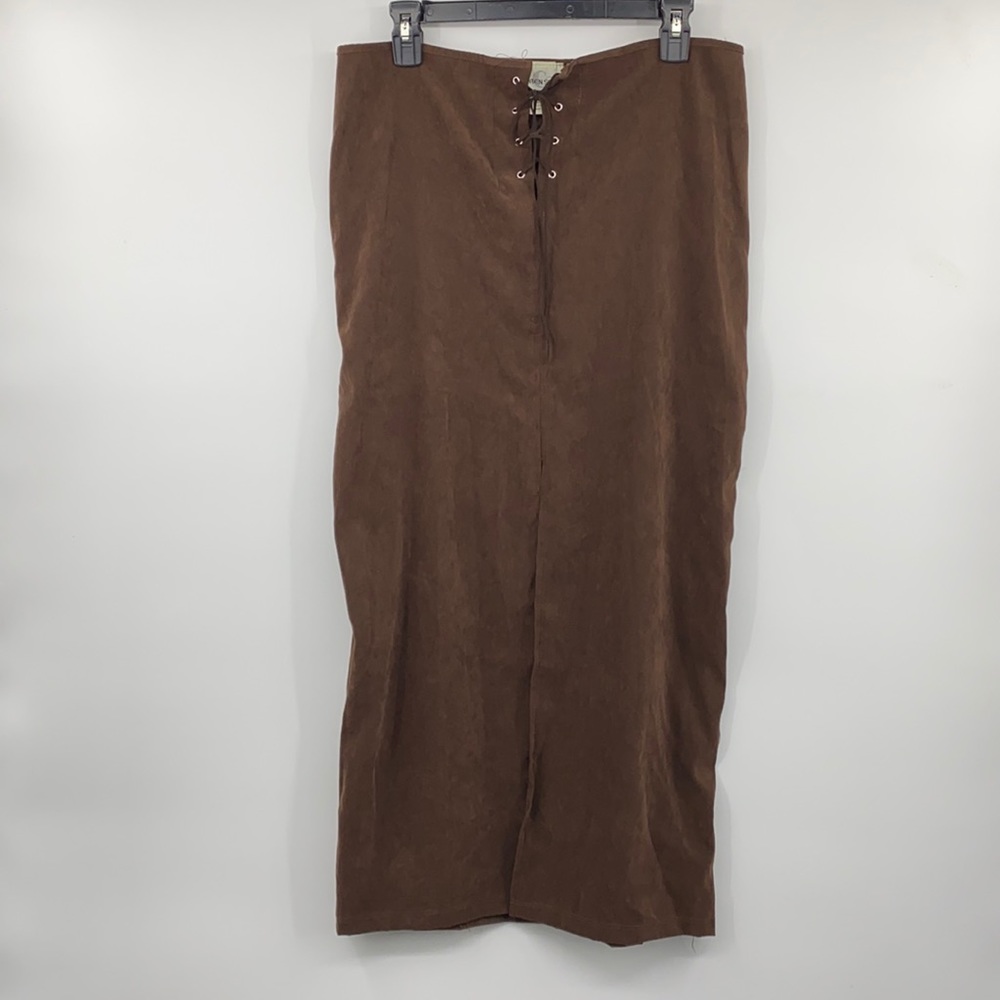 Caren Sport Full Length Chocolate Skirt Size 1X